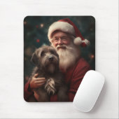 Wirehaired Pointing Griffon Sinterklaas Kerstmis Muismat (Met muis)