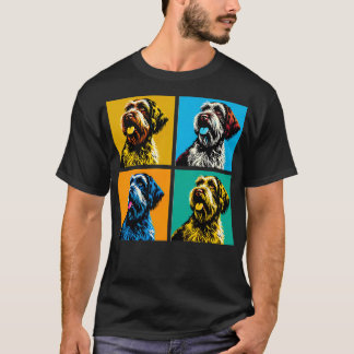 Wirehaired Pointing Griffons Art Hondenliefhebber T-shirt