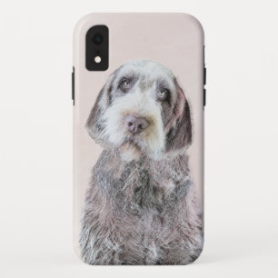 Wirehares Pointing Griffon Painting - Dog Art iPhone XR Hoesje