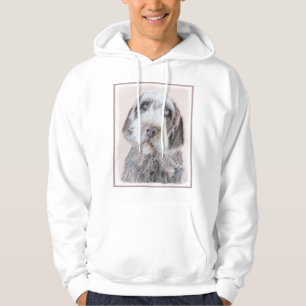 Wirehares Pointing Griffon Painting - Dog Art Hoodie