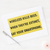 Wireless doodt bijen, eet je smartphone sticker (Envelop)