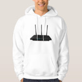 Wireless Router Mannen Hoodie (Voorkant)