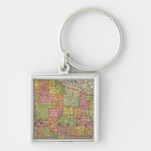 Wisconsin 2 sleutelhanger (Voorkant)