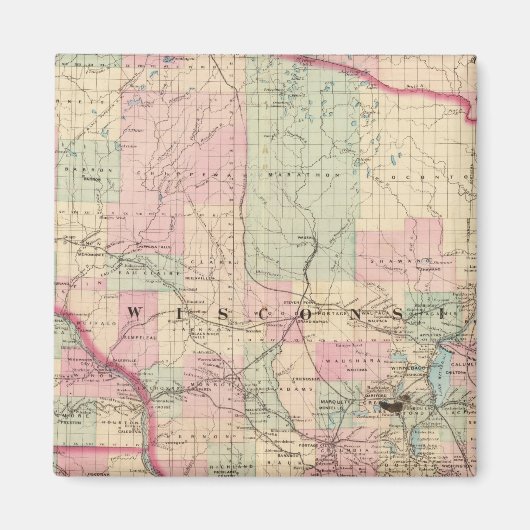 Wisconsin 3 magneet (Voorkant)