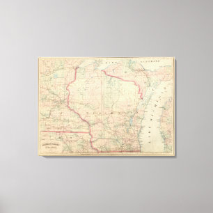 Wisconsin 7 canvas afdruk