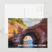 Wisconsin Apostle Islands National Lakeshore Briefkaart (Voorkant / Achterkant)