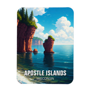 Wisconsin Apostle Islands National Lakeshore Magneet