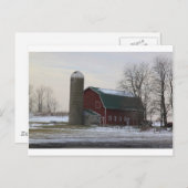 Wisconsin Barn Briefkaart (Voorkant / Achterkant)
