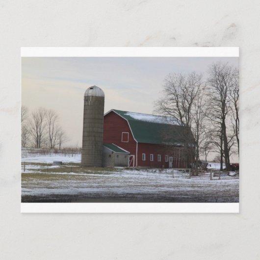 Wisconsin Barn Briefkaart (Voorkant)