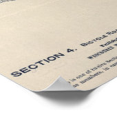 Wisconsin Bicycle Road Map 8 Poster (Hoek)