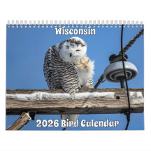 Wisconsin Birds Calendar 2026