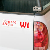 Wisconsin Bred (Bumper) Bumpersticker (Op Truck)