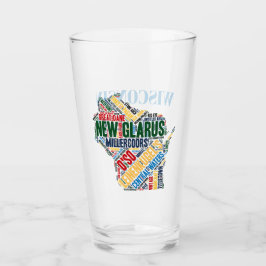 Wisconsin Brewery Glass Glas