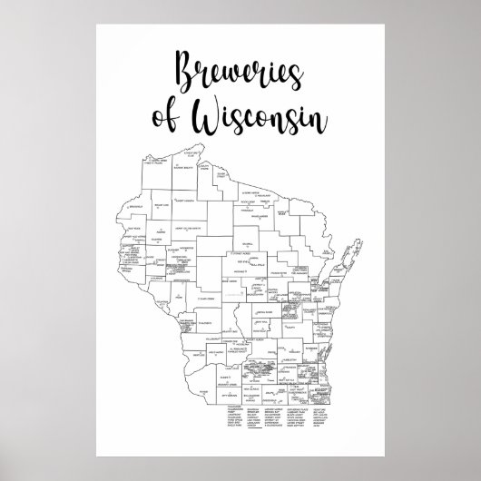 Wisconsin Brewery Thormed Poster (Voorkant)