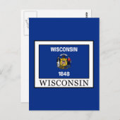 Wisconsin Briefkaart (Voorkant / Achterkant)