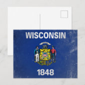 Wisconsin Briefkaart (Voorkant / Achterkant)