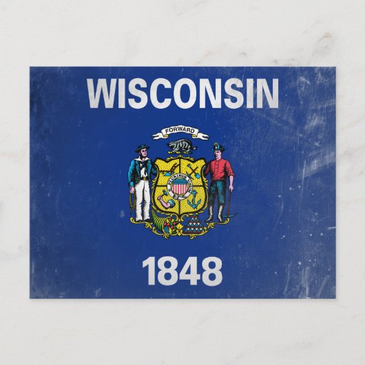 Wisconsin Briefkaart (Voorkant)