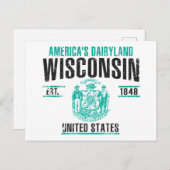 Wisconsin Briefkaart (Voorkant / Achterkant)