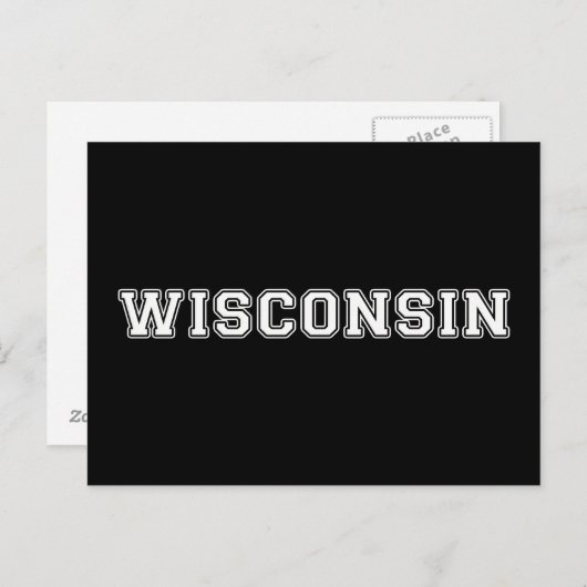 Wisconsin Briefkaart (Voorkant / Achterkant)