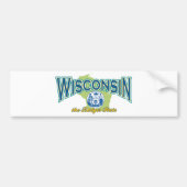 Wisconsin Bumpersticker (Voorkant)