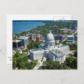 Wisconsin Capitol, Madison Briefkaart (Voorkant / Achterkant)