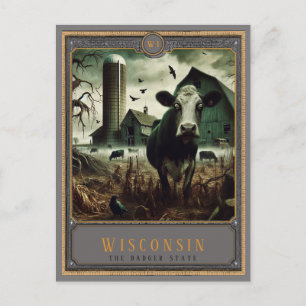 Wisconsin Carte postale Art gothique