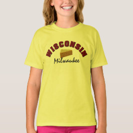 Wisconsin Cheese Custom Town Name T-shirt