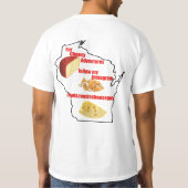 Wisconsin Cheese Guy T-shirt (Achterkant)