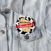 Wisconsin Cheesehead Button (In situ)
