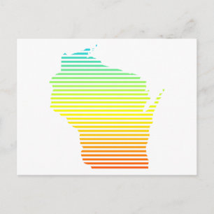 wisconsin chill fade briefkaart