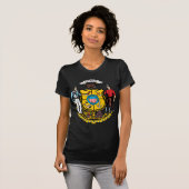 Wisconsin Coat of Arms T-shirt (Voorkant volledig)