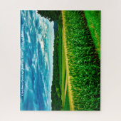 Wisconsin Corn Fields.kerstgroeten Legpuzzel (Verticaal)
