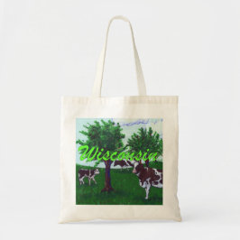 Wisconsin Cows Tote Bag