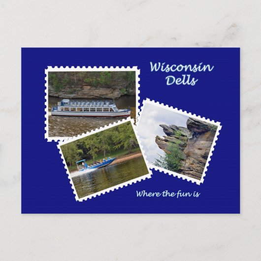 Wisconsin Dells Briefkaart (Voorkant)