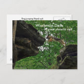 Wisconsin Dells, een geweldige plek ... Briefkaart (Voorkant / Achterkant)