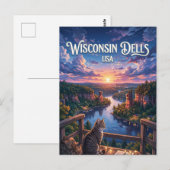 Wisconsin Dells VS Briefkaart (Voorkant / Achterkant)