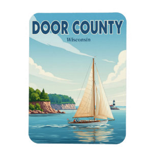  Wisconsin Door County Travel Magneet