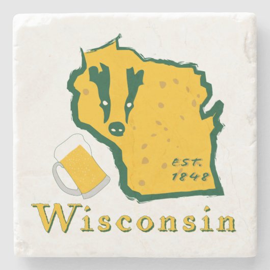 Wisconsin Drink Onderzetter (Voorkant)