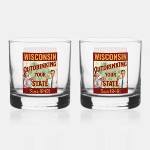 Wisconsin Drinkt Meer Dan Jouw Staat Sinds 1848 Whisky Glas