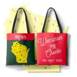Wisconsin en kaas De Grate Staat Draagtas