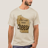 Wisconsin en T-shirt Cheesy Cheesehead (Devant)