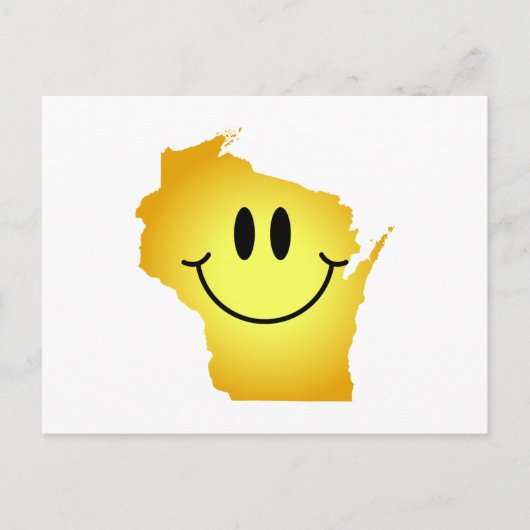 Wisconsin Face Briefkaart (Voorkant)