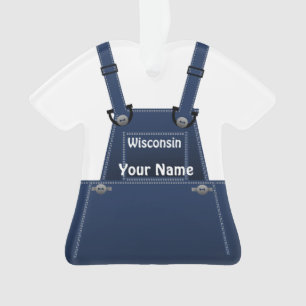 Wisconsin Farmer Bib Overalls Noël