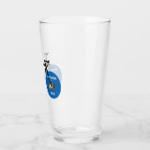 Wisconsin Flag Cycling Glas (Links)