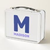 Wisconsin Flag & Flower Blue Violet Aangepaste naa (Achterkant)