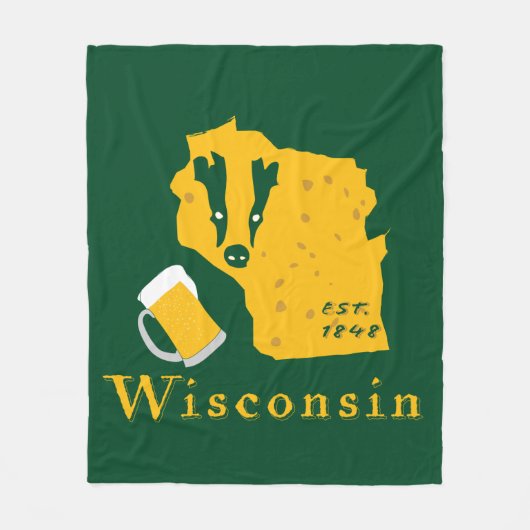 Wisconsin Fleece Blanket (Voorkant)
