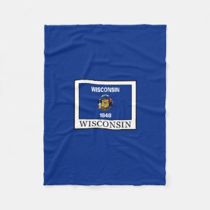 Wisconsin Fleece Deken