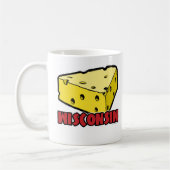 Wisconsin Fromage Poisson blanc 11 oz Mug classiqu (Gauche)