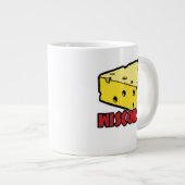Wisconsin Fromage Wedge Jumbo Mug (Devant droit)