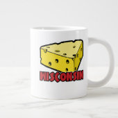 Wisconsin Fromage Wedge Jumbo Mug (Droite)